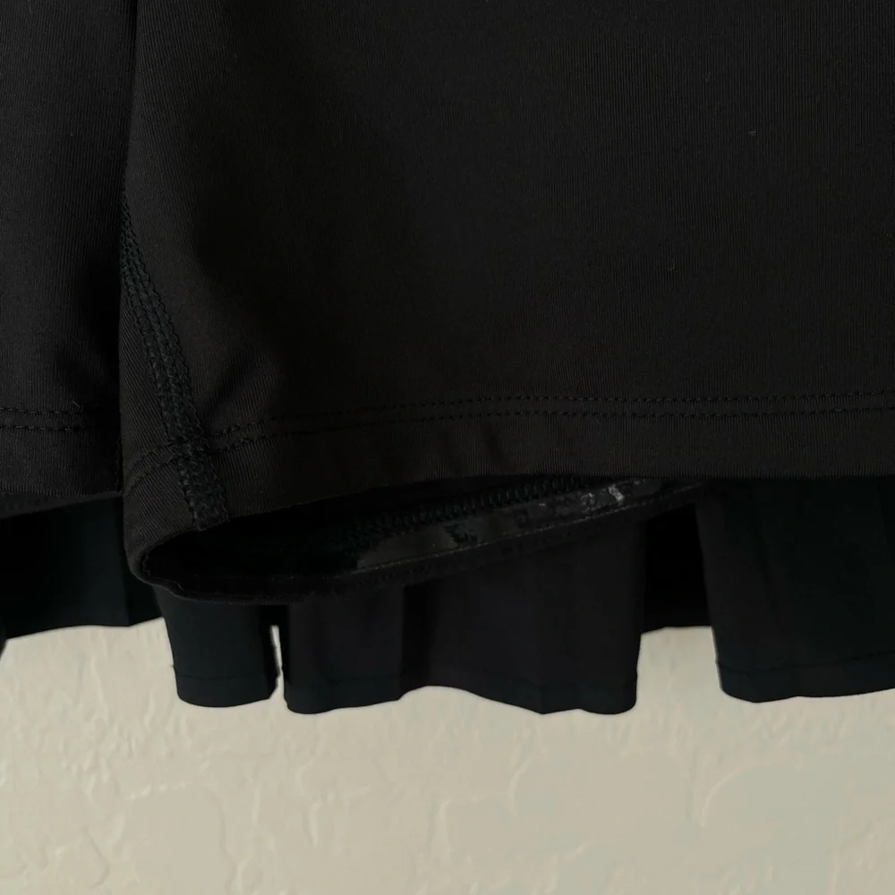 Athleta advantage pleated tennis skort black small